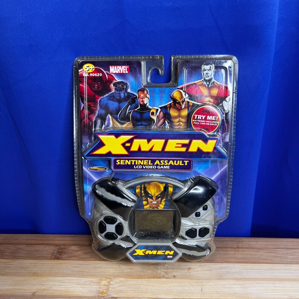 Marvel X-Men Sentinel Assault LCD Handheld Video Game 2005 Wolverine Deadpool